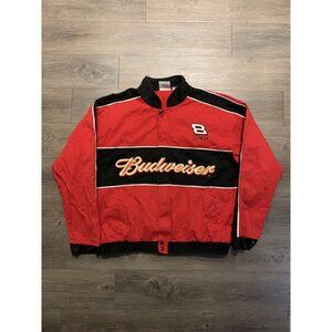 Vintage Winners Circle NASCAR Budweiser Dale Earnhardt Jr. #8 Racing Jacket 2XL